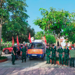 Hội CCB xã Nghĩa Lâm tổ chức tuyên truyền lưu động phòng, chống dịch Covid - 19 và bầu cử đại biểu Quốc hội khóa XV, HĐND các cấp nhiệm kỳ 2021 - 2026