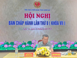 HỘI CỰU CHIẾN BINH TỈNH NGHỆ AN HỘI NGHỊ BAN CHẤP HÀNH LẦN THỨ 8 (KHÓA VII)