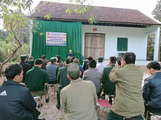 Toàn cảnh lễ bàn hiao nhà đạo đoàn kết